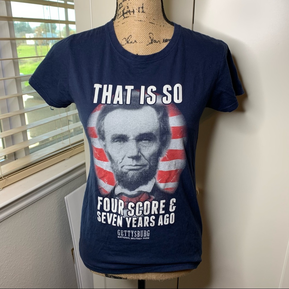 Gettysburg National Military Abe Lincoln Shirt